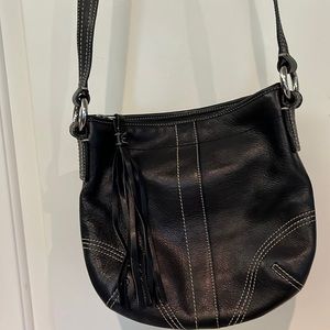 Coach black cross over bag